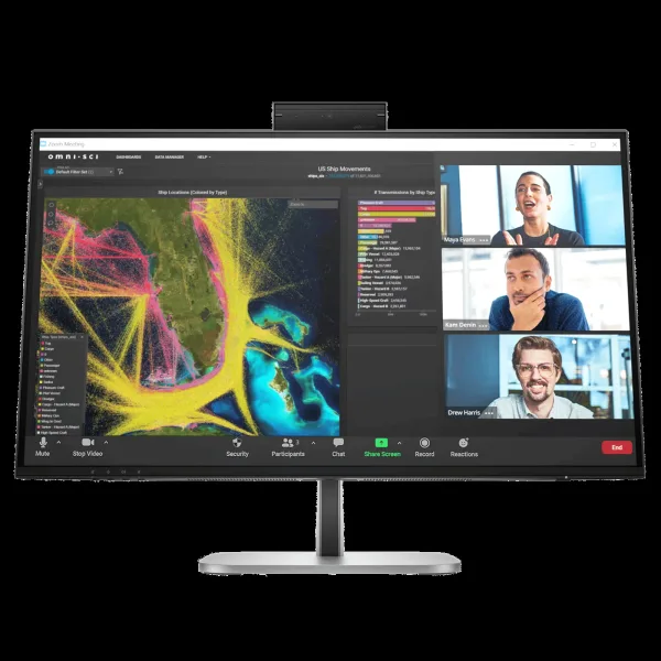 HP Series 5 Pro 68.58 cm (27 Inch) QHD IPS Panel LCD Borderless Height Adjustable Monitor with 12W Integrated Speakers
