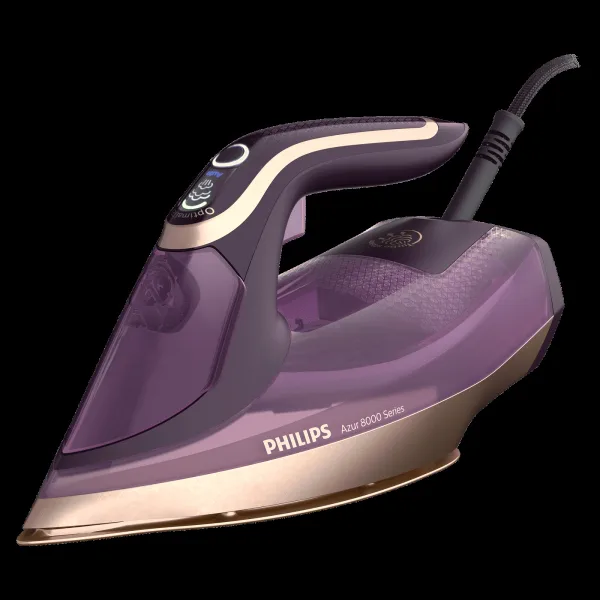 PHILIPS DST8040/30 3000 Watts 350ml Steam Iron (Vertical Steam Function, Purple)