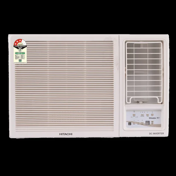 HITACHI Shizuka 1.5 Ton 3 Star Inverter Window AC (Copper Condenser, RAW318HIEO)