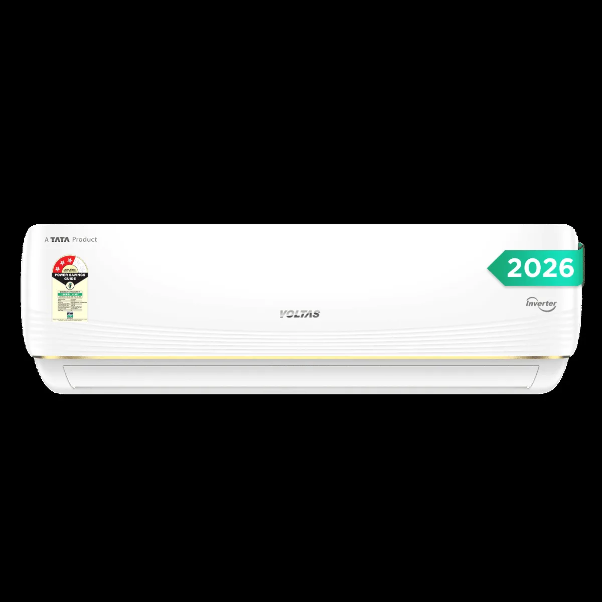 VOLTAS 183INV VERTIS AI ZEST GOLD Convertible 1.5 Ton 3 Star Inverter Split AC with Hidden Display (2026 Model, Copper Condenser, 4504075)