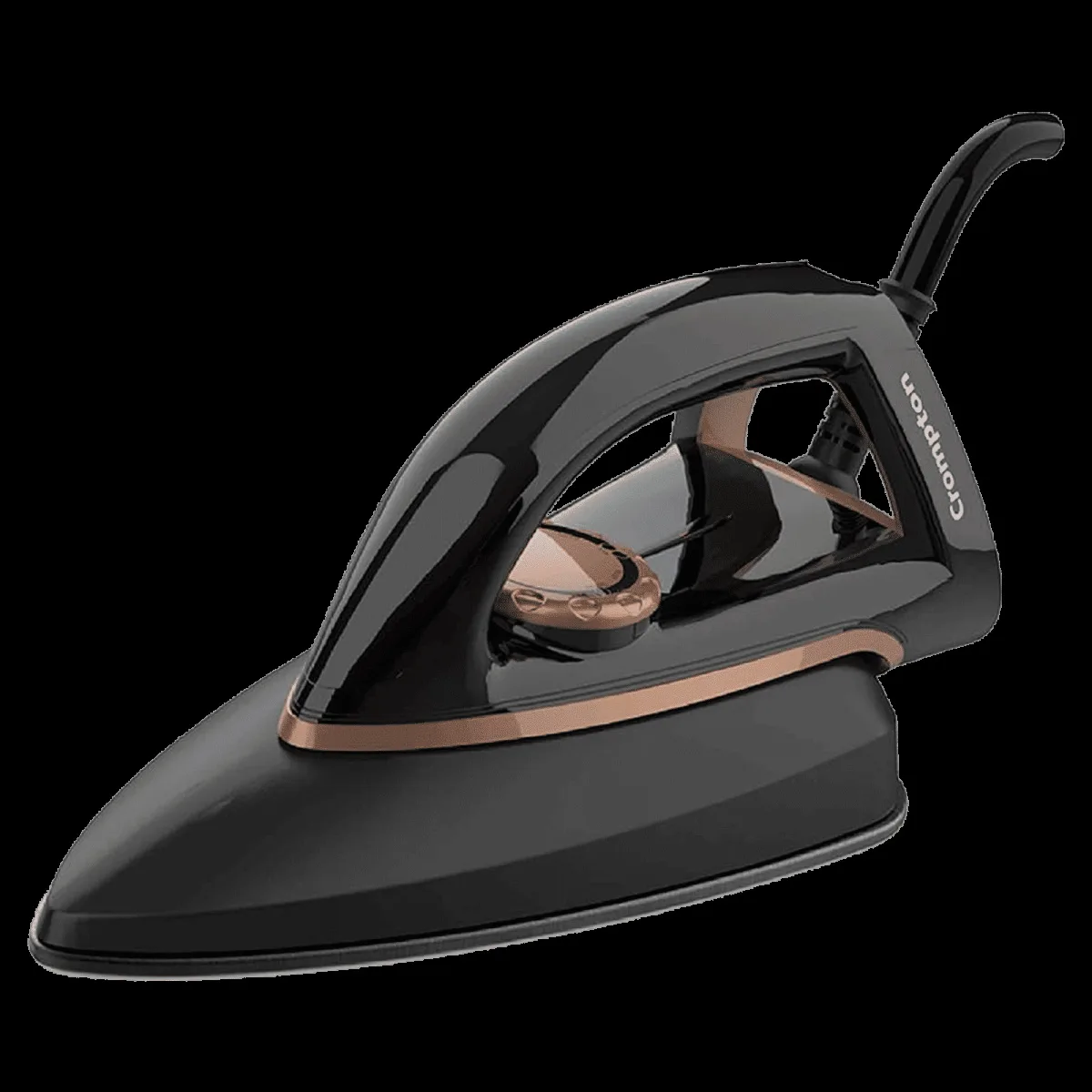 Crompton InstaGlide 1000 Watts Dry Iron (6 Fabric Settings, Black)