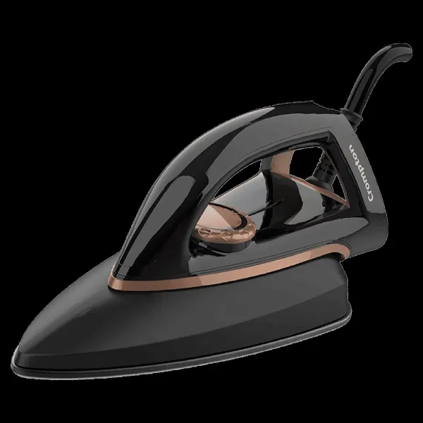 Crompton InstaGlide 1000 Watts Dry Iron (6 Fabric Settings, Black)