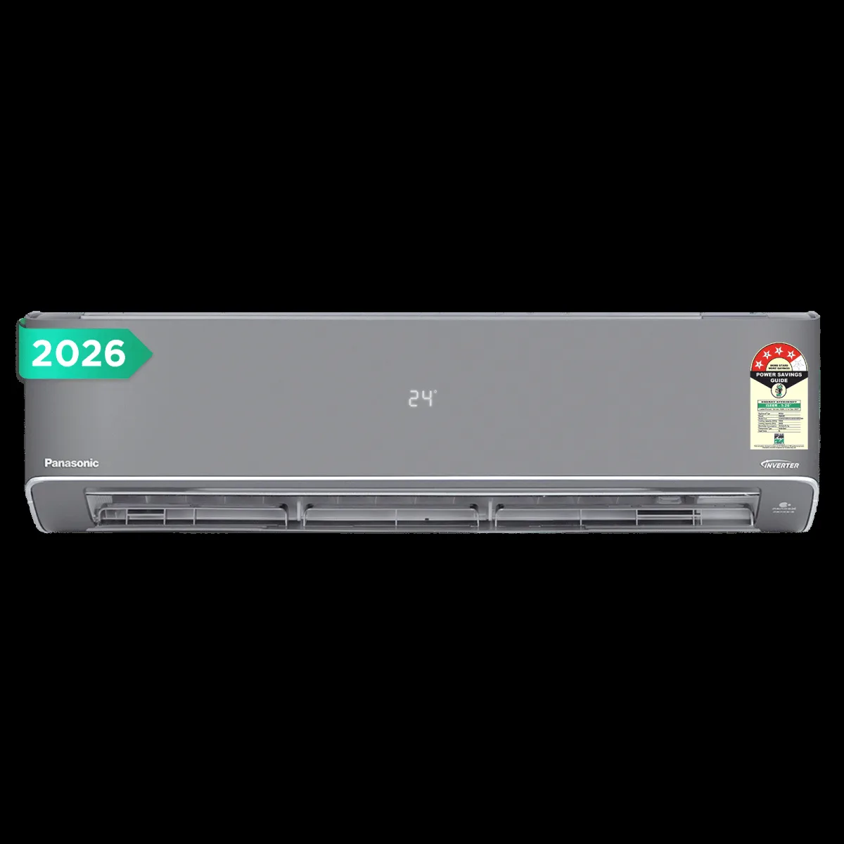 Panasonic WU 8 in 1 Convertible 1.5 Ton 4 Star Inverter Split Smart AC with Google & Alexa Voice Assistant (2026 Model, Copper Condenser, CS/CU-WU18CKY4XFM-P)