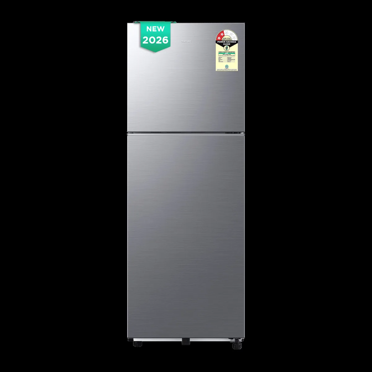 Samsung H28 236 Litres 2 Star Frost Free Double Door Refrigerator with All Around Cooling (RT40H28W2PNL, Elegant Inox) (2026 Model)