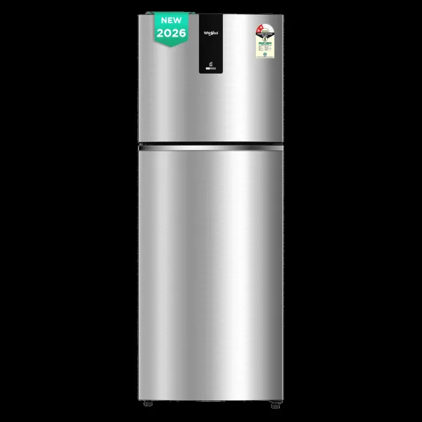 Whirlpool Neofresh 235 Litres 2 Star Frost Free Double Door Refrigerator with 6th Sense Technology (22315, Silver) (2026 Model)