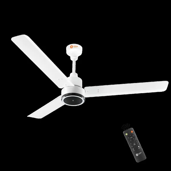 Orient Zeno 5 Star 1200mm 3 Blade BLDC Motor Ceiling Fan with Remote (Boost Mode, White)