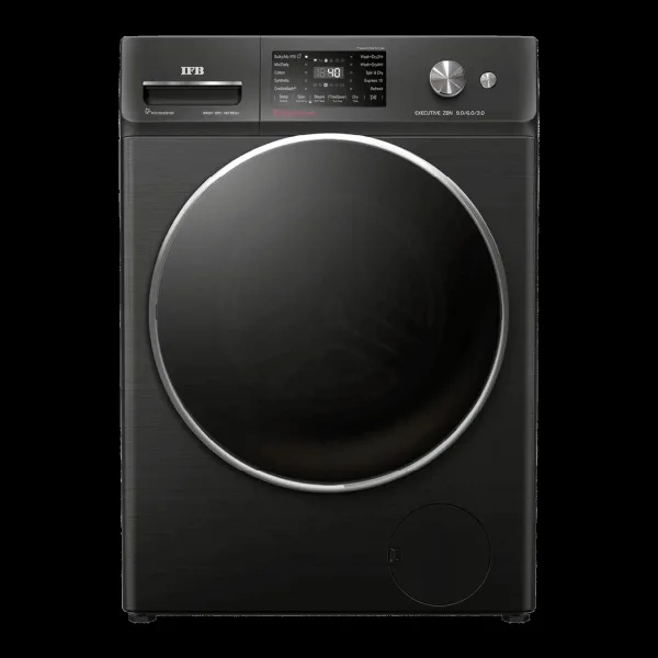 IFB 9/6/3 kg Wi-Fi Inverter Fully Automatic Front Load Washer Dryer Refresher (Executive ZBN, AI Technology, Black Hairline)