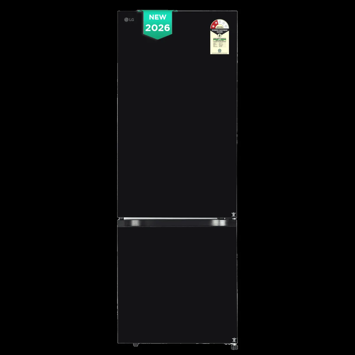 LG 340 Litres 2 Star Frost Free Double Door Bottom Mount Smart Wifi Enabled Convertible Refrigerator with Dual Veg Basket (GLB3426BEBM, Black Mirror) (2026 Model)
