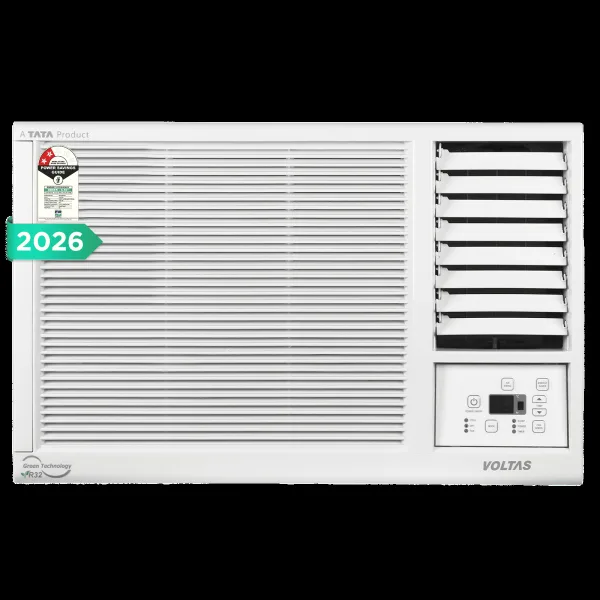 VOLTAS 122FS PLATINA 1 Ton 2 Star Window AC (2026 Model, Copper Condenser, Anti Dust Filter, 4011571)