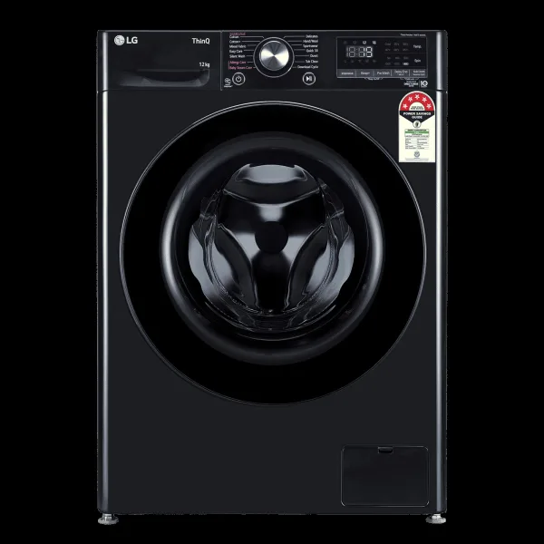 LG 12 kg 5 Star Wi-Fi Inverter Fully Automatic Front Load Washing Machine (Vivace Premium, FHP1412Z5O, 6 Motion DD, Onyx Black)