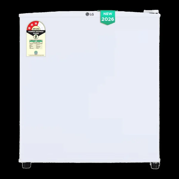 LG 43 Litres 3 Star Direct Cool Single Door Refrigerator with Anti-Bacterial Gasket (GLD0536VRSW, Super White) (2026 Model)