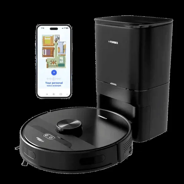 EUREKA FORBES Smartclean S2 Robotic Vacuum Cleaner & Mop with 3S Mopping Technology (AI-Powered LiDAR 3.0, Black)