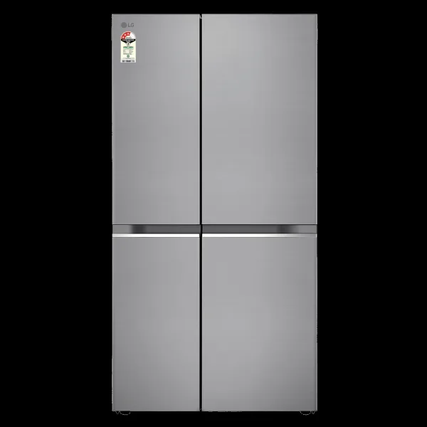 LG 650 Litres 3 Star Frost Free Side by Side Refrigerator with DoorCooling Plus Technology (GL- B257HPZ3, Shiny Steel)