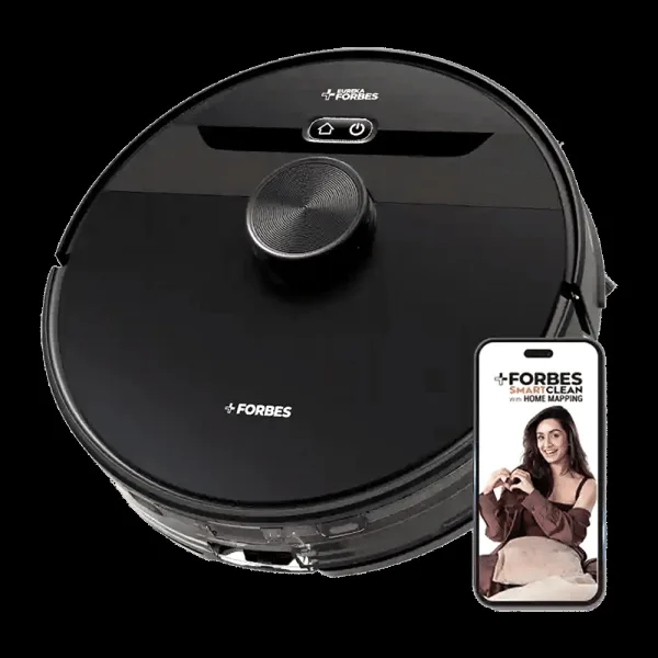 EUREKA FORBES Smartclean Pro S2 Vacuum Cleaner & Mop with Wi-Fi Connectivity (Alexa & Google Assistant Supported, Black)