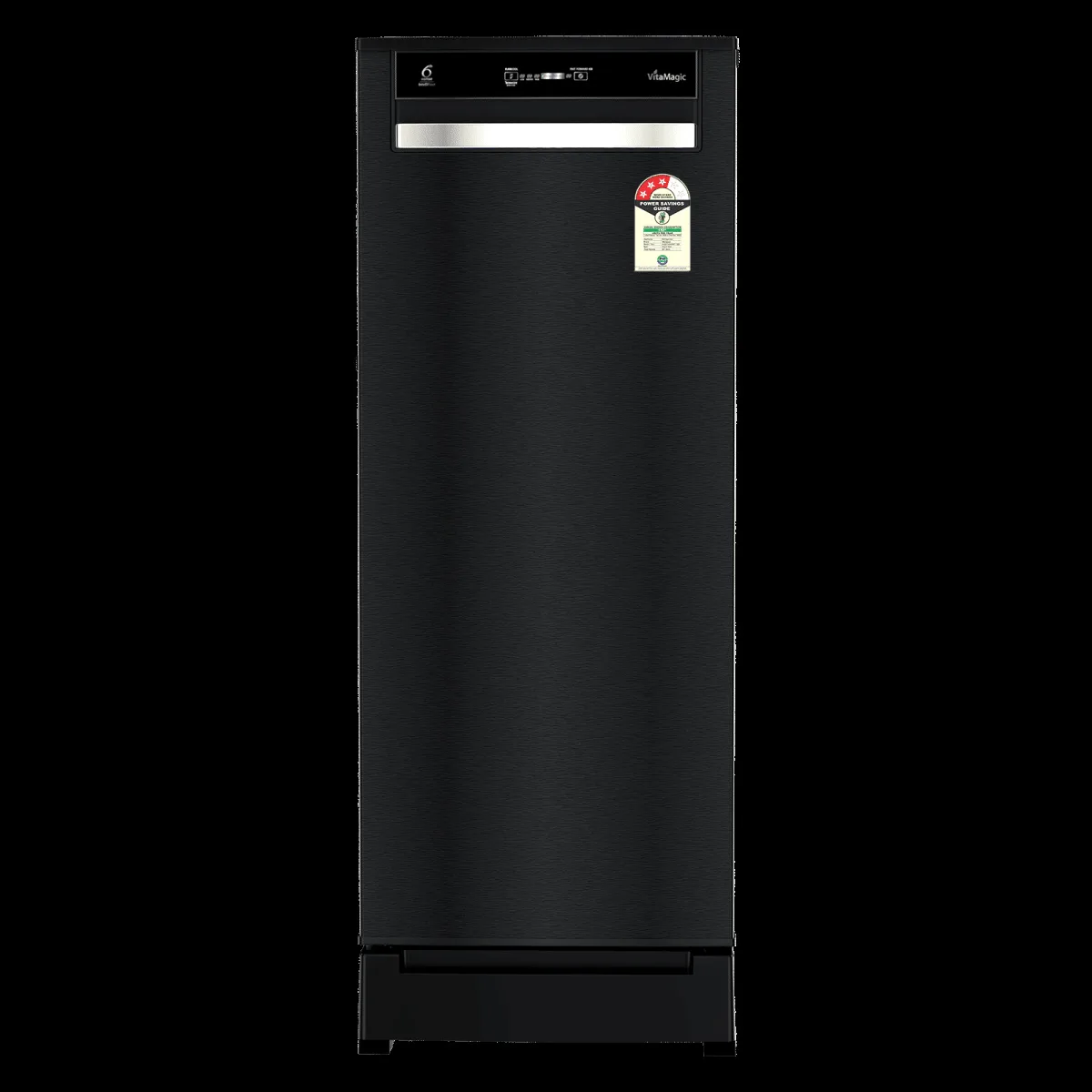 Whirlpool Vitamagic Pro 207 Litres 3 Star Direct Cool Single Door Refrigerator with 6th Sense Intellifrost Technology (73817, Gravity Black)
