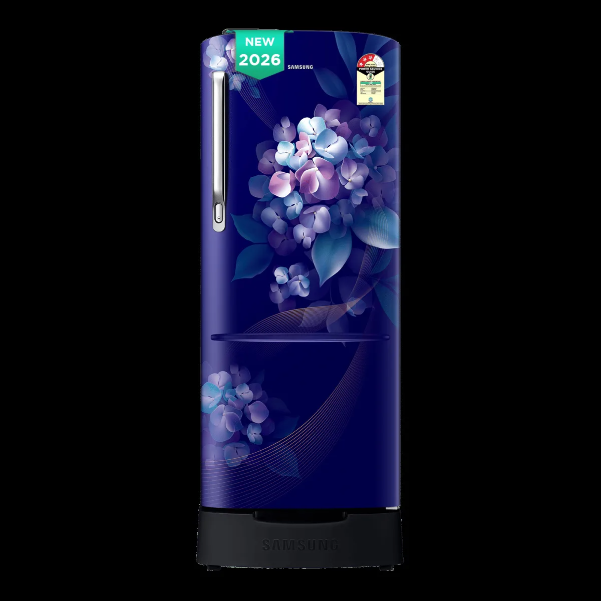 Samsung RR24 223 Litres 3 Star Direct Cool Single Door Refrigerator with Inverter Technology (RR24H2823HS/NL, Hydrangea Blue) (2026 Model)