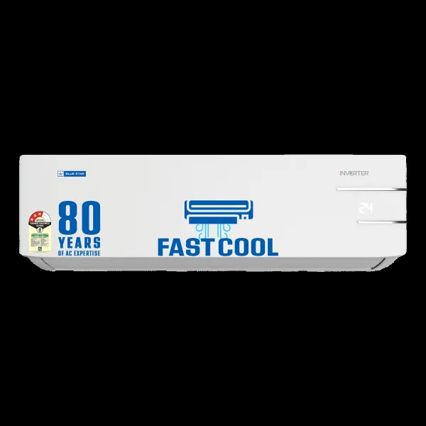 Blue Star Y Series 5 in 1 Convertible 1 Ton 3 Star Inverter Split AC with Dust Filter (Copper Condenser, IE312YNU)