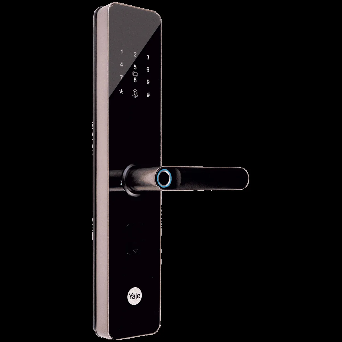 Yale YDME100NxT Digital Smart Lock (Strong Locking Bolts, Brown)
