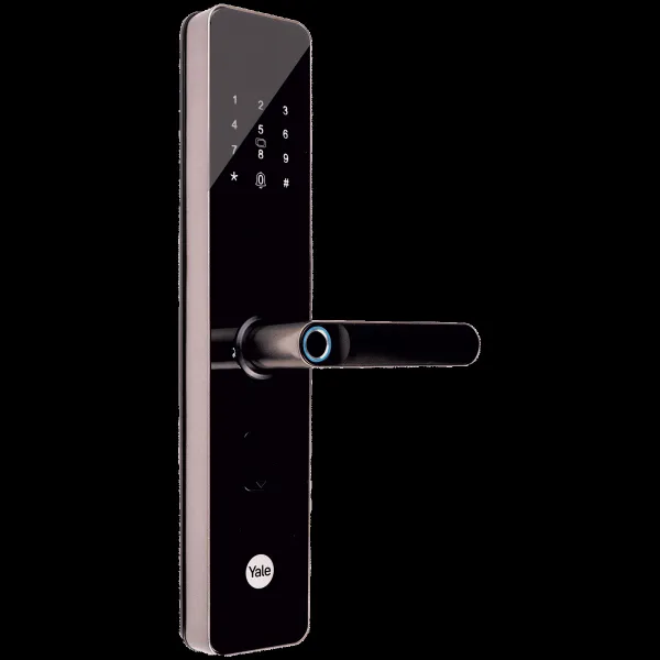 Yale YDME100NxT Digital Smart Lock (Strong Locking Bolts, Brown)