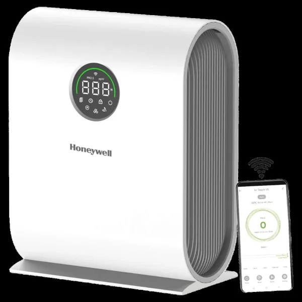 Honeywell Air Touch V5 Smart Air Purifier with Alexa Enabled (Advanced 4 Stage Filtration, White)