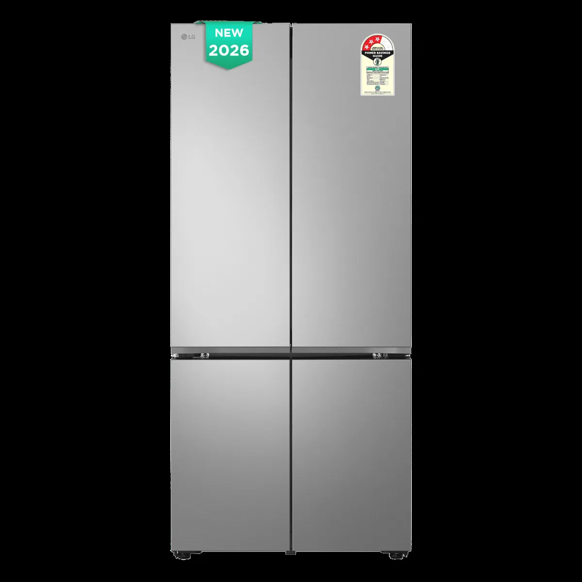 LG 574 Litres 3 Star Frost Free Side by Side Refrigerator with Smart Diagnosis (GVB23FFLMB, Prime Silver) (2026 Model)