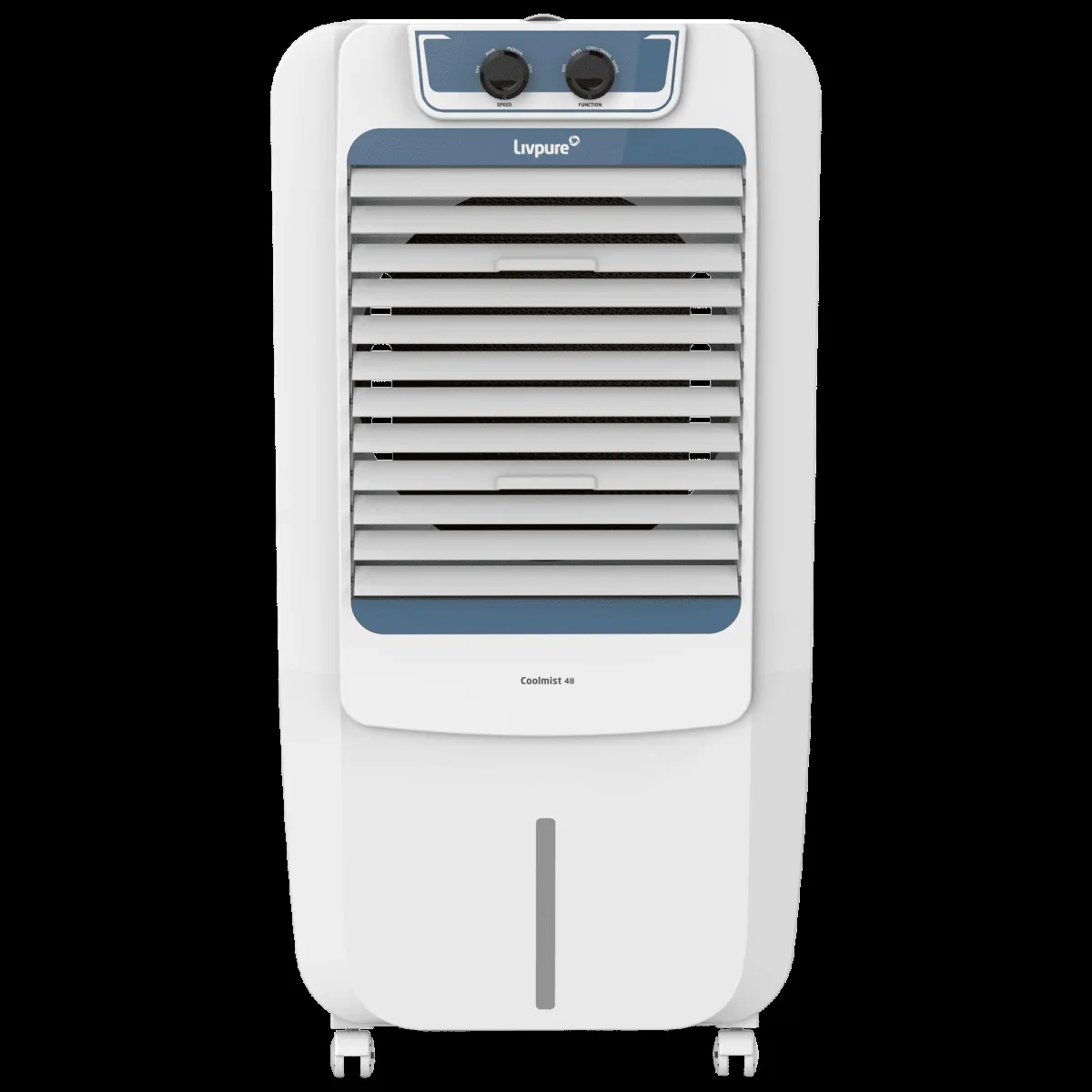 Livpure Coolmist 48 Litres Personal Air Cooler with Inverter Compatible (Thermal Overload Protection, White & Blue)