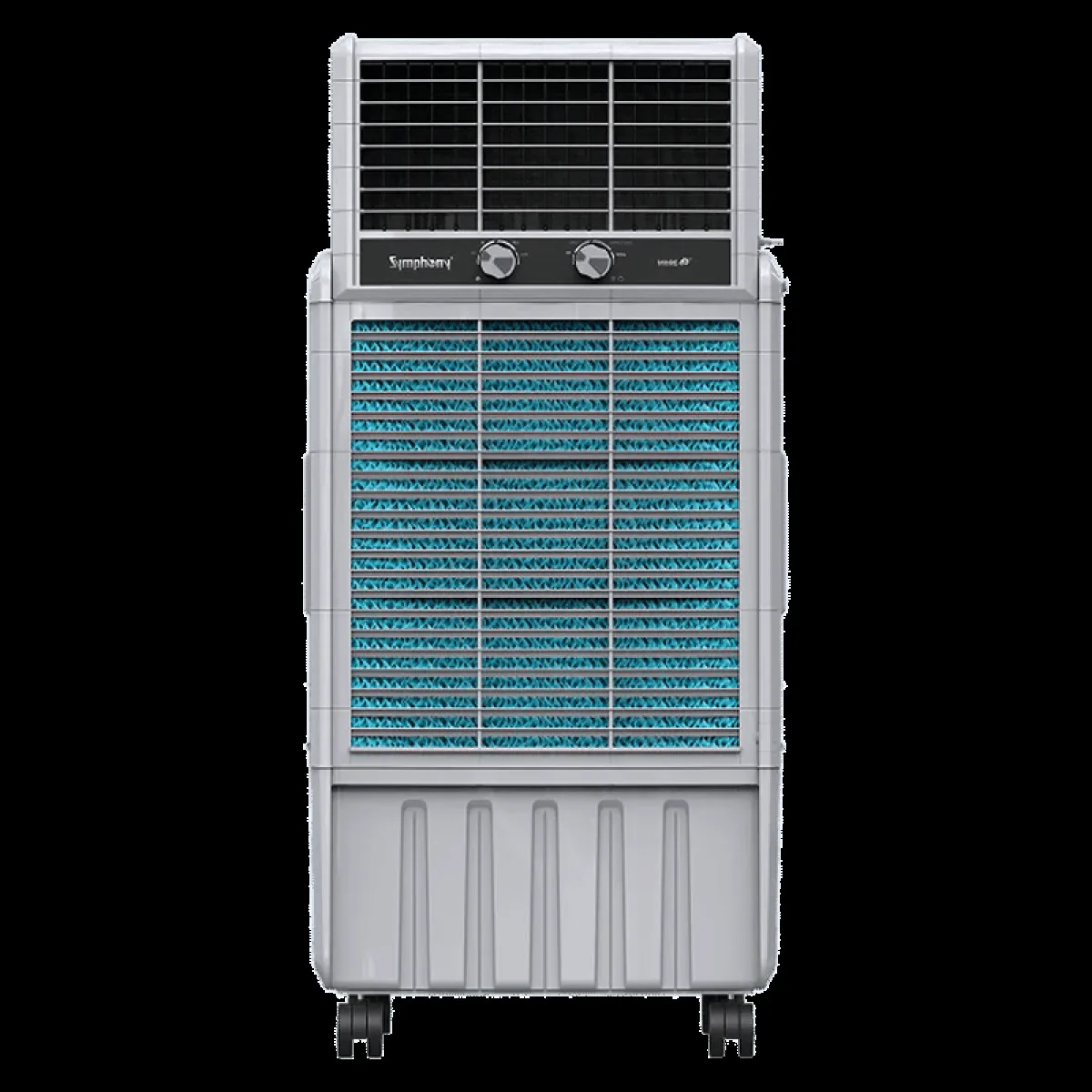 Symphony More 4D 125 Litres Desert Air Cooler with CFD Technology (Inverter Compatible, White & Grey)