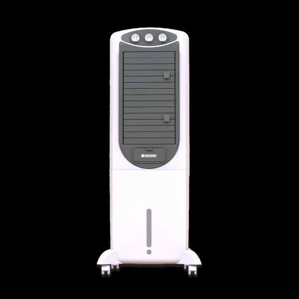 Blue Star PREMIA 35 Litres Tower Air Cooler with Anti-Microbial Property (Cross Drift Technology, White & Cool Grey)