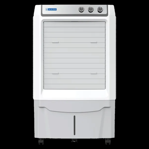 Blue Star Ventus 60 Litres Desert Air Cooler with Anti-Microbial Properties (Thermal Overload Protection, White & Cool Grey)