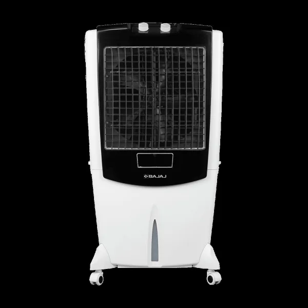 Bajaj Shield Series Mighty 104 Litres Desert Air Cooler with Turbo Fan Technology (Antibacterial Honeycomb Technology, White)