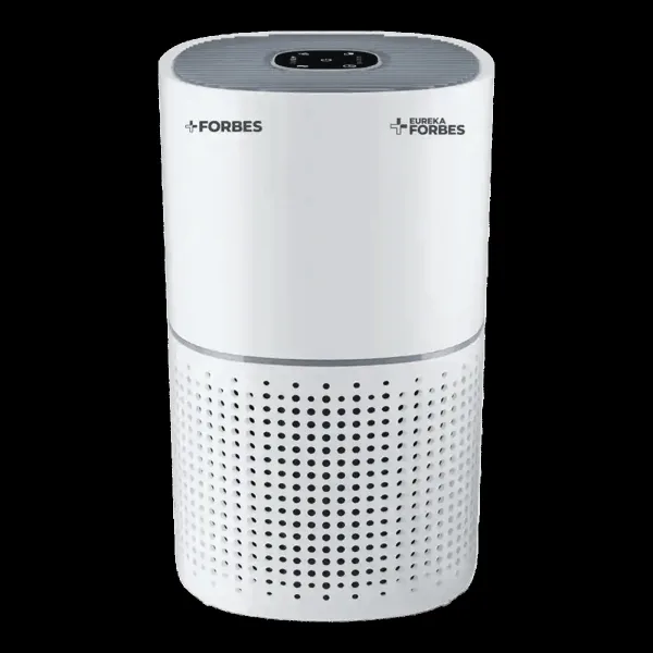 EUREKA FORBES 230 Air Purifier with Surround 360 Degree Air Intake Technology (4-Stage Air Filtration, White)