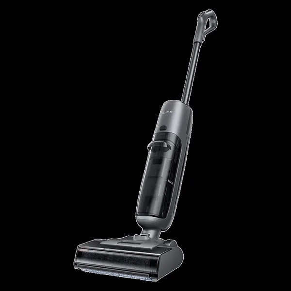 ILIFE W90 Pro 150W Cordless Wet & Dry Vacuum Cleaner with One Click Self Cleaning (LED Display, Gray)