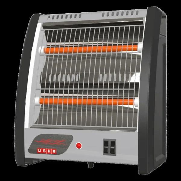 USHA QH 4302N 800W Quartz Room Heater with Low Power Consumption (Tip Over Safety Switch