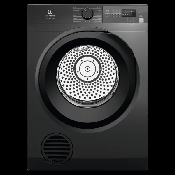 Elextrolux 8.5 kg Fully Automatic Front Load Dryer (UltimateCare 300, EDV854N3SB, Reverse Tumbling Technology, Dark Silver)