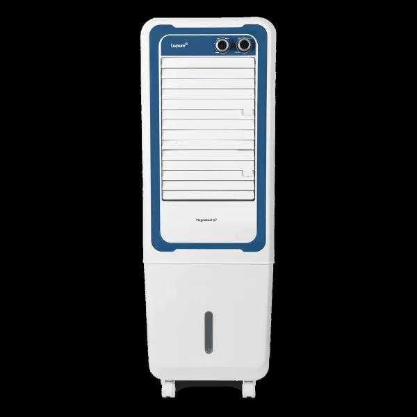 Livpure Magnakool 57 Litres Tower Air Cooler with Evaporative Cooling Technology (Inverter Compatible, White & Blue)