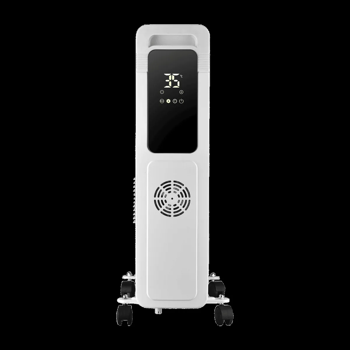 Russell Hobbs ROR13DF 2900W Oil Filled Radiator Room Heater 13 Radiating Heating Fins (Wide Temperature Range, Black)