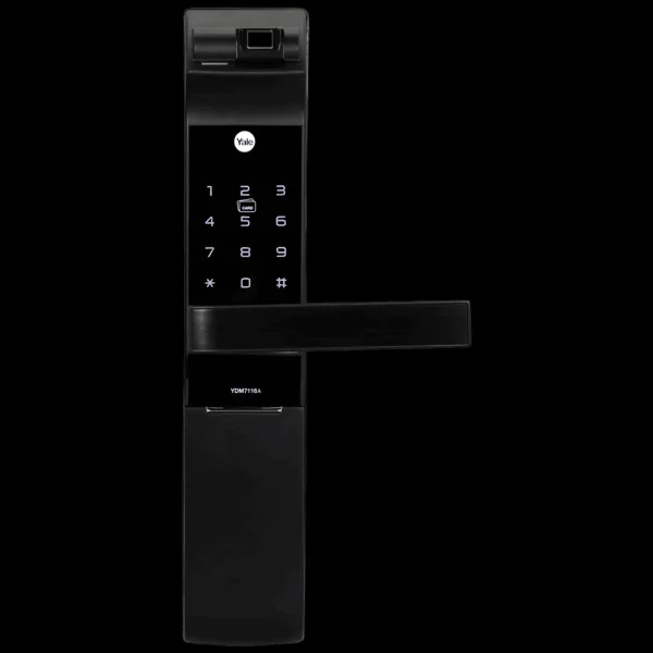 Yale YDM 7116A Digital Smart Lock (Low Battery Alert, Matt Black)