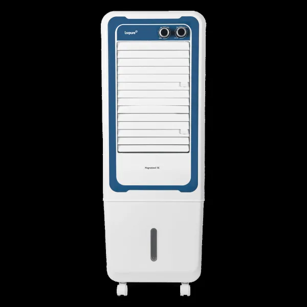 Livpure Magnakool 36 Litres Tower Air Cooler with Evaporative Cooling Technology (Inverter Compatible, White & Blue)