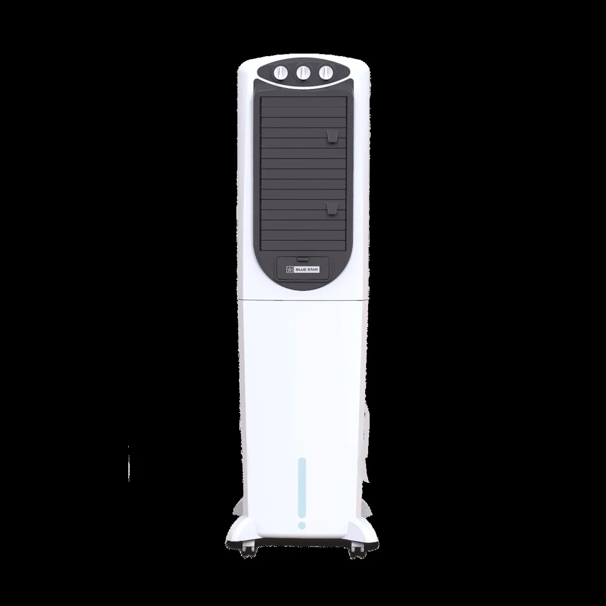 Blue Star PREMIA 50 Litres Tower Air Cooler with Thermal Overload Protection (Ice Chamber, White & Cool Grey)