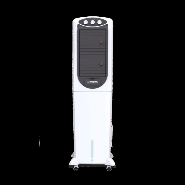 Blue Star PREMIA 50 Litres Tower Air Cooler with Thermal Overload Protection (Ice Chamber, White & Cool Grey)