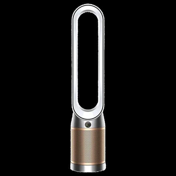 dyson Cool TP12 Air Purifier with Remote Control (Diffused Mode Purifies without Cooling, White & Gold)