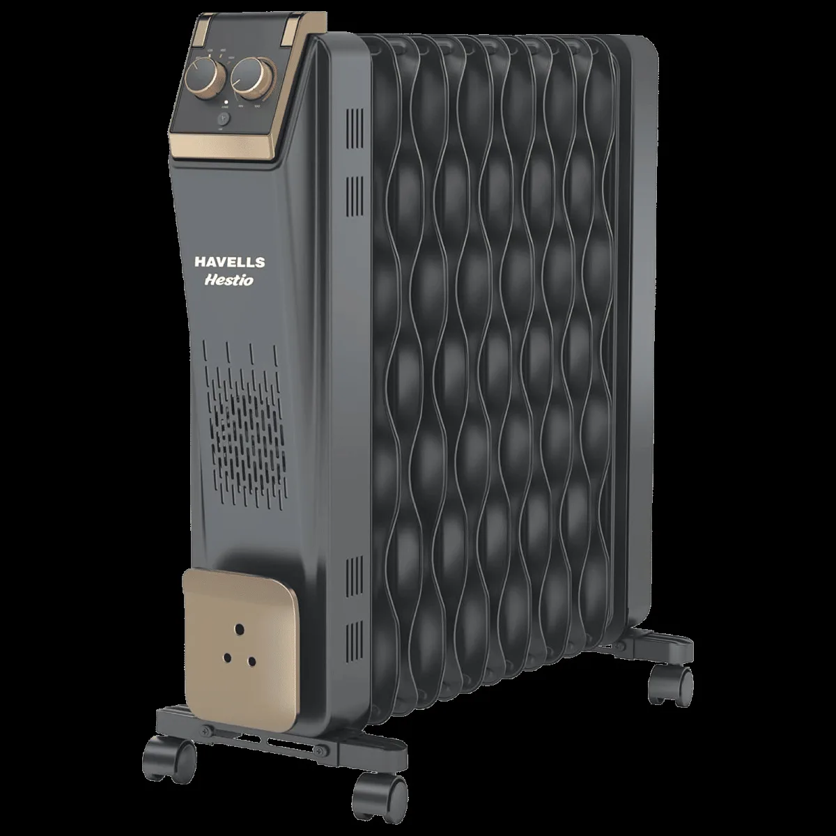 HAVELLS Hestio 2900W PTC Oil Filled Radiator Room Heater with 13 Wave Fins (Thermostatic Heat Control