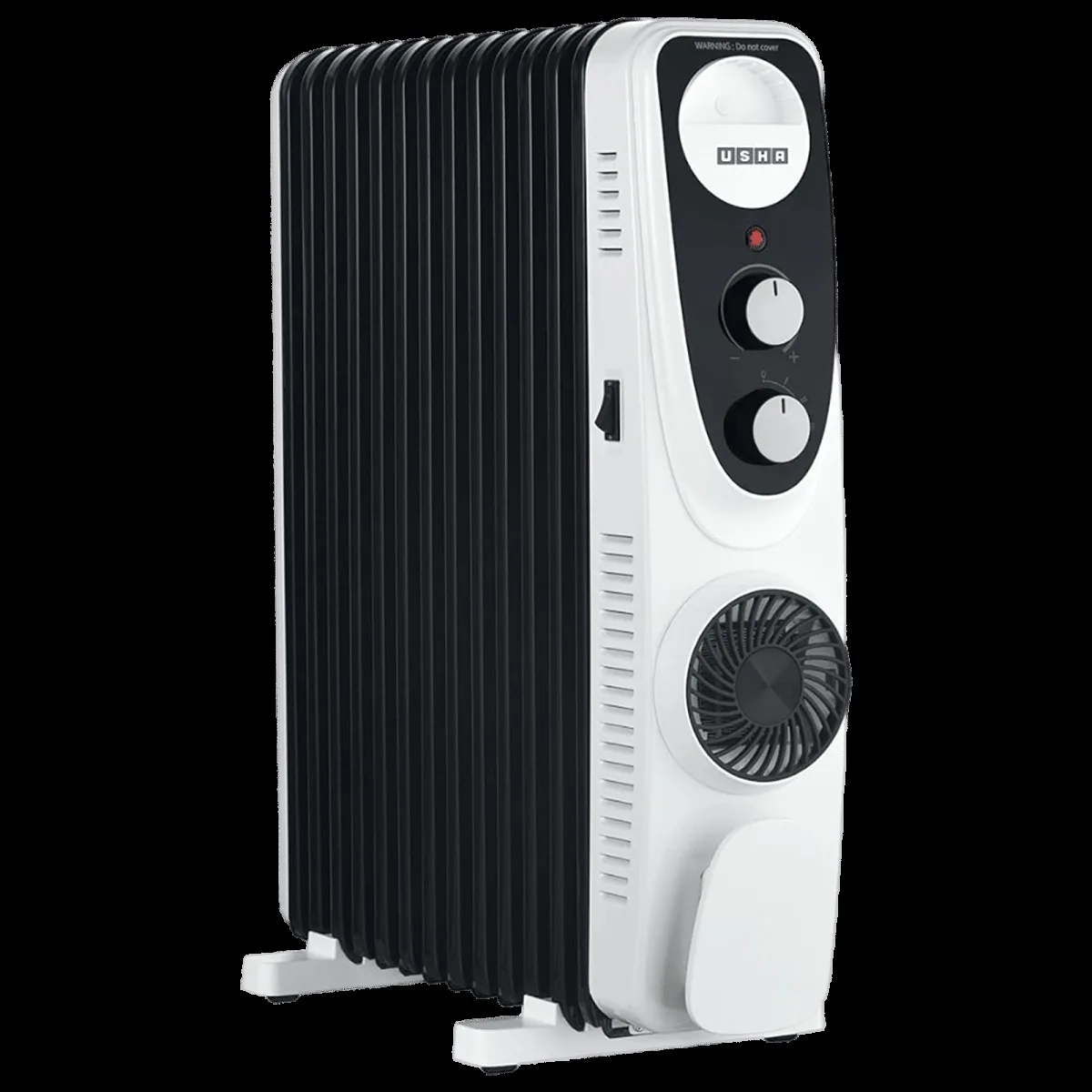 USHA 4213 FU 2500W PTC Oil Filled Radiator Room Heater with 13 Fins (Adjustable Thermostat