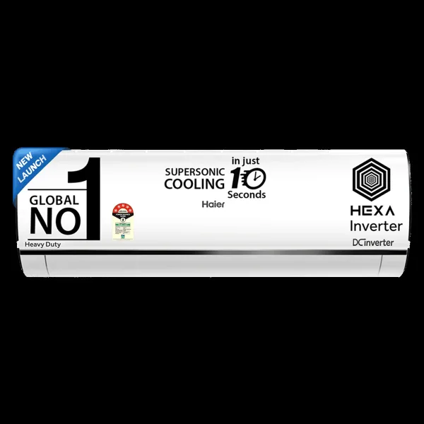 Haier Kinouchi 7 in 1 Convertible 1.6 Ton 5 Star Triple Inverter Plus Split AC with Frost Self Clean Technology ( Copper Condenser, HSU19K-PYC5BN-INV)