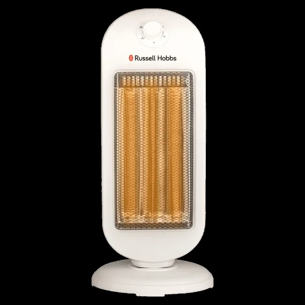 Russell Hobbs Tower Beam 1200W Carbon Room Heater with 2 Heating Modes (Custom Heat Control, White)