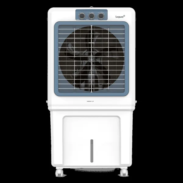 Livpure Ice Blast 115 Litres Desert Air Cooler with Temperature Overload Protection (Inverter Compatible, White & Blue)