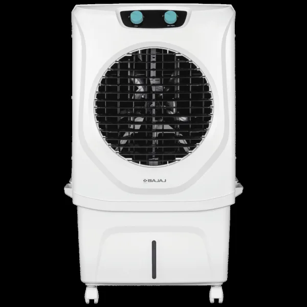 BAJAJ Shield Series Chisel 50 Litres Desert Air Cooler with DuraTuff PRO Motor (Antibacterial Honeycomb Technology, White)