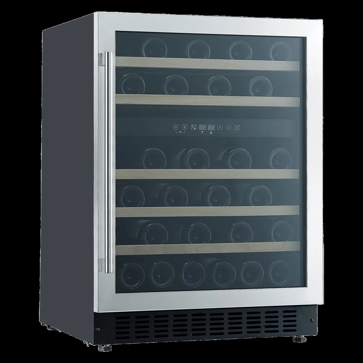 elica 145 Litres 46 Bottles Wine Cooler (LED Display, EWC145S6082, Black)
