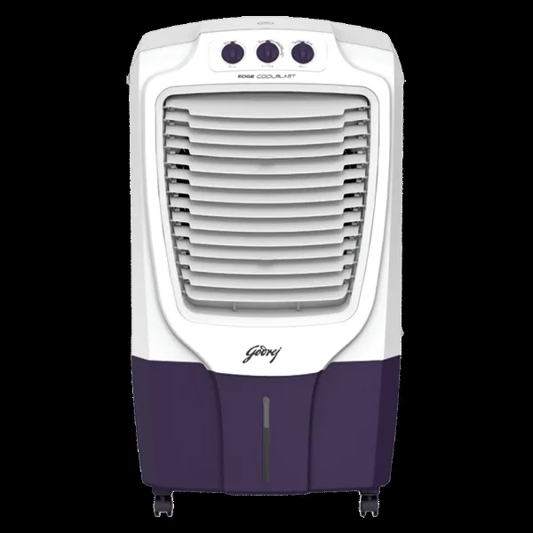 Godrej CoolBlast 87 Litres Desert Air Cooler with Ice Drip Technology (Thermal Overload Protection, White & Purple)