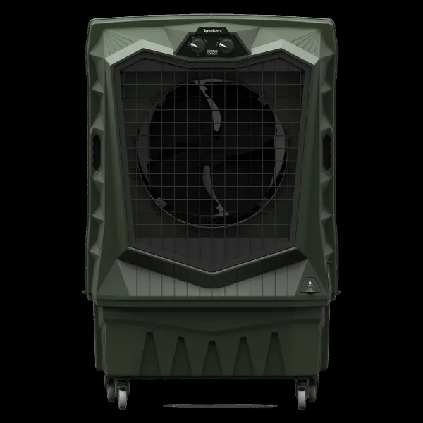 Symphony Air Force 100 Litres Desert Air Cooler with Xtra Power Jet Fan (Inverter Compatible, Militry Green)